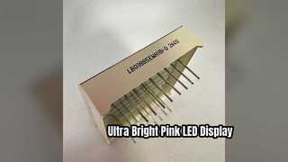 0 8 인치 핑크 7 세그먼트 디지털 표시기용 LED 디스플레이