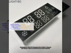 가스 코커 컨트롤러에 맞춤형 초붉은/푸른 7 세그먼트 LED 디스플레이